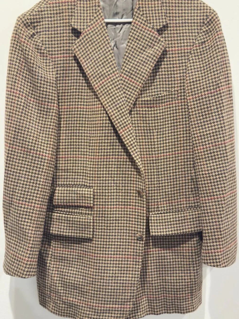Polo Ralph Lauren Houndstooth Windowpane Blazer Sport Coat 43L